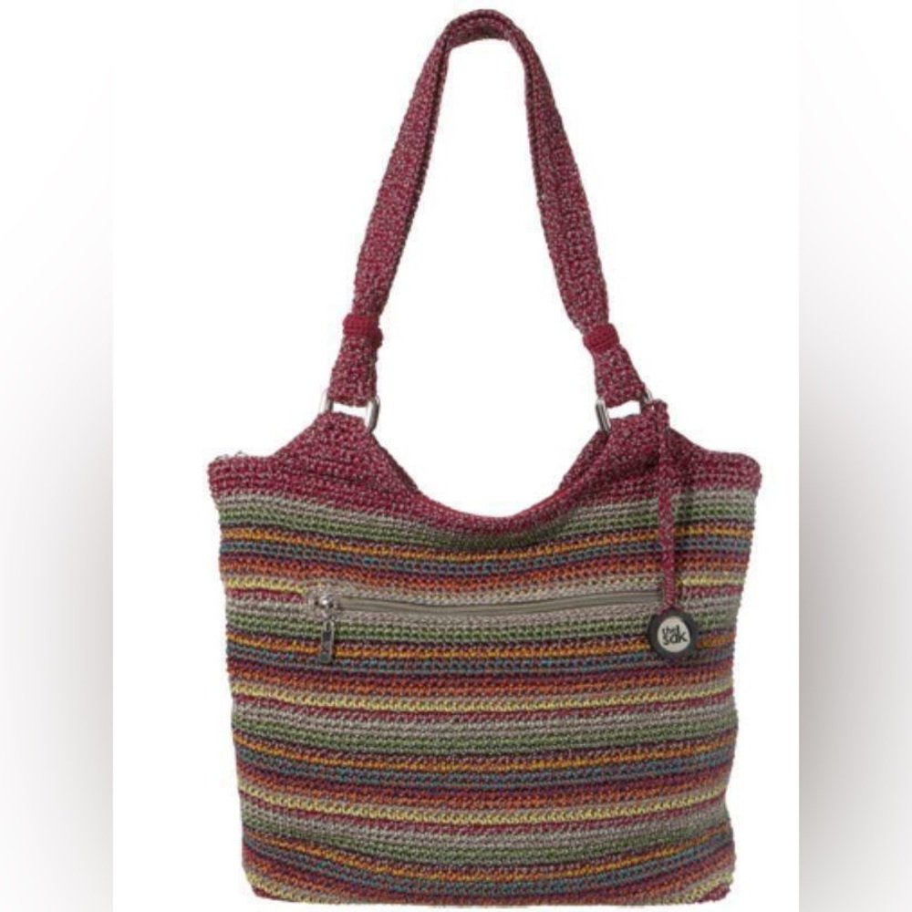 The SaK Multi Color Crochet Shoulder Bag